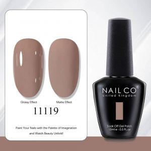 Nailco 15ml Rouge Marron Couleur S&eacute;rie Gel Vernis Led Ongles Art Manucure Caf&eacute; Uv Gel Vernis &Agrave; Ongles &Eacute;t&eacute; Bricolage Gellak Design Laque.11119. - Neuf