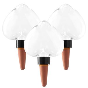 Arrosage Plante Interieur, 3 Pi&iquest;&iquest;ces Distributeur Eau Plante, Dispositif D'arrosage Automatique, Abreuvoir Plantes 200ml, Goutte-Gouttes Automatiques pour Plantes en Pot D'int&iquest;&iquest;rieur - Neuf