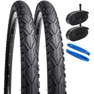 Subzonal-2pcs Pliables 26 Pouces Pneus 26x1.75 Etrto 47-559 Et 2pcs 26 Pouces Chambres &Agrave; Air Av32mm Valve&iquest;Compatible V&eacute;lo De Route, V&eacute;lo De Ville 26x1.75 Pneu Et Chambres &Agrave; Air - Neuf