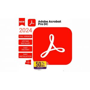 Acrobat Pro Dc (Nouvelle Version) /Activation Avie Livraison Email - Neuf