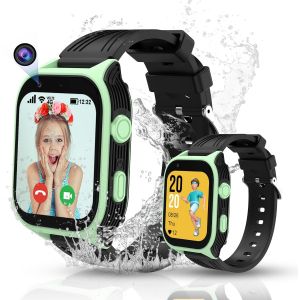 Chenquansarl-Montre Connectée Enfant Gps, 4g Wifi Montre Connectée Garçons Filles Avec Appel, Vidéo, Sos, Gps, Mode Classe, Mes , Réveil, Jeux, Montre Connectée Enfants Cadeau Pour 5-12 Ans - Neuf