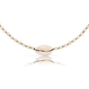 Kal-Collier De Surfeur Avec Perles Pour Femmes - Accessoires De Plage Et De Festival Faits À La Main - Collier Ras Du Cou En Perles De Style Hippie Et Boho - Neuf