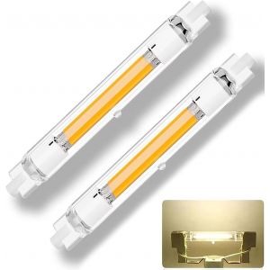 Kalanka-Led R7s 78mm 15w Ampoule Dimmable - R7s Led Ampoule 15w &iquest;&iquest;Quivalent 150w Halog&iquest;&iquest;Ne - 1500lm Blanc Naturel 4000k - Lot De 2, Sans Scintillement 360&iexcl;&Atilde; - Neuf