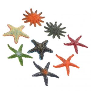 Figurines d'animaux marins, 8 &eacute;toiles de mer D&eacute;coration nautique pour gar&ccedil;ons et filles, jouets d'animaux marins, jouets de piscine - Neuf