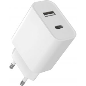 20w Chargeur Usb C Rapide Prise Secteur Pour A Pple Iphone 14 13 12 11 Se Samsung Galaxy A53 5g A33 5g A13 S21 S22 Huawei Xiaomi Télephone Lpad Airpod Qc Fast Adaptateur Universel Bloc Chargeur Type - Neuf