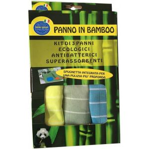 KGABERY-Kit De 3 Chiffons De Nettoyage En Bambou Écologique Antibactérien Super Absorbants - Neuf
