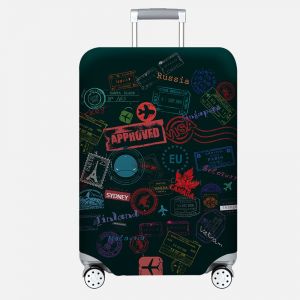 Housse de protection pour valise de voyage, compatible avec les valises de taille M (valises de 22 à 24 pouces), lavable et anti-rayures - Neuf