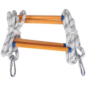 Échelle flexible de 6,5 pieds Échelle de corde Échelle isolée Échelle de sauvetage - Neuf