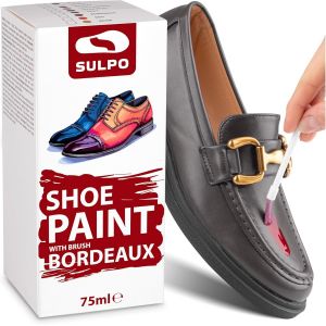 Kalanka-Teinture Pour Chaussures, Bordeaux, 75 Ml, Idéale Pour L'entretien Du Cuir Grainé, Entretien Efficace Du Cuir Pour Chaussures, Sacs Et Accessoires - Neuf