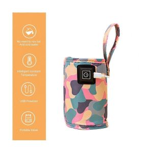 Universel Usb Lait Eau Chauffe-Lait Voyage Poussette Isol&eacute; Sac Portable B&eacute;b&eacute; Allaitement Chauffage Camoufla - Neuf