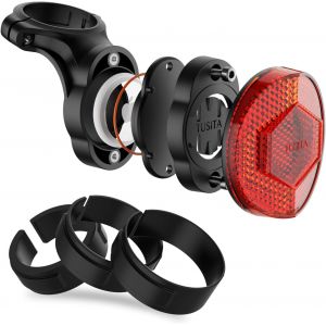 Vornixorsarlshop-Support De V&eacute;lo Pour Airtag, Support Cach&eacute; De Tige De Selle De V&eacute;lo Compatible Avec Airtags & Garmin Varia, Anti-Vol Air Tag Suivi Gps Supports De R&eacute;flecteur De Bicyclette - Neuf