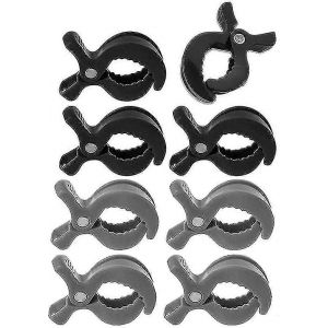 8pcs Poussette Crochet Buggy Clip Set Poussette Clamp Clips Set - Neuf