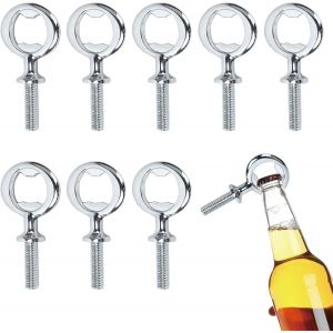 Letnerny-Lot De 8 Ouvreur De Bouteille De Bière, Poêles À Bouteilles En Métal, Mini Bricolage Décapsuleur Pour Bière En Acier Inoxydable, Pour Bouteilles De Vin, Bière, Fête, Bricolage, Artisanat - Neuf