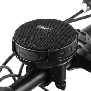 EDKAL-Enceinte Vélo Bluetooth,Haut-Parleurs De Vélo Sans Fil Bluetooth 5.0 Avec Support Et Emplacement Micro Sd,Ipx7 Étanche Et Antichoc,Portable Pour Extérieur Randonnée,Camping,Cyclisme - Neuf