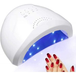 Semi-Permanent Led Nail Furnace For Manicure Pedicure Pedicure Uv Curing Nail Lamp 48w Auto Start Sensor - Neuf