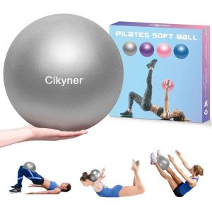 Soft Pilates Ballon De Gymnastique 23-25 Cm Avec Paille Gonflable Pour Pilates,Yoga,Entra&icirc;nement Complet Du Corps,Am&eacute;lioration De L'&eacute;quilibre &Agrave; La Maison,Au Gymnase Et Au Bureau.[K1024] - Neuf