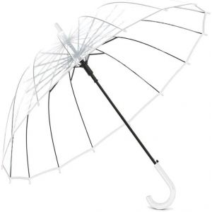 Parapluie Clair De Bulle, Grande Ouverture Automatique De Coupe-Vent De 16 CôTes De Fibre De Verre Voient Voir - Neuf