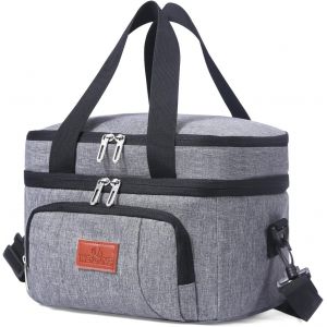 SHILIU-Glacière Souple Isotherme,Lunch Box Isotherme,Sac Isotherme Lunch, Cooler Bag,Sac Réfrigérant, Sac de Repas pour Déjeuner/Tr[ - Neuf