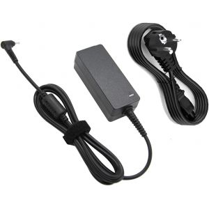 45W 19V 2.37A 3.0x1.1mm pour Adaptateur pour Ordinateur Portable Aspire 1/3/5 Series A514-55 A315-23-A8GY A115-32 A314-22 A517-52 avec câble d'alimentation UE pour Acer Adapter Chargeur - Neuf