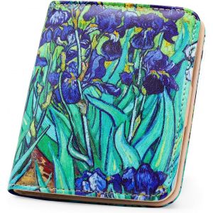 NBGCM-Portefeuille pour femme en cuir avec blocage RFID - Portefeuille fin et compact à deux volets pour femme - Poche pour pièces de monnaie - Petit sac à main pour femme avec fenêtre pour carte - Neuf