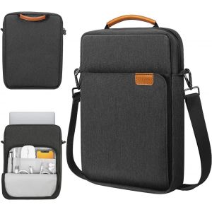 ChicSlick-13,3"" Housse De Poches Multiples Avec Poignée Pour Ipad Air 13"" 2024/Ipad Pro 13"" 2024, Ipad Pro 12,9 2022-2020, Galaxy Tab S9+2,4"", Macbook Air 2022-2018/Macbook Pro 2022-2016, Su[X2431] - Neuf