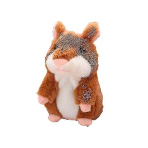 Haute Qualit&eacute; 6 &laquo; Enfants Peluche Hamster Toys Repeats Talking Interactive Dolls Brown - Neuf