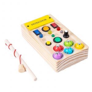 Jeu de p&ecirc;che magn&eacute;tique pour enfants, entra&icirc;nement c&eacute;r&eacute;bral, jouets interactifs, fournitures de jeu, planche d'activit&eacute;s pour attraper des insectes - Neuf