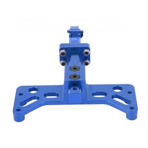 Crochet De Remorque Rc En Alliage D'aluminium, Support D'attelage Leger Et Reglable Pour Scx6 1/6, Bleu - Neuf