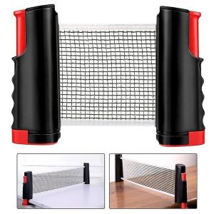 Filet De Tennis De Table Portable Et Réglable - Remplacement Rétractable Pour Table De Ping-Pong Pour Jeux Intérieurs Et Extérieurs - Neuf