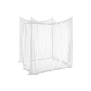 Moustiquaire Carr&eacute;e Pour Lit Queen Avec Ouverture Lat&eacute;rale, L&eacute;g&egrave;re Et Lavable En Machine, Usage Int&eacute;rieur/Ext&eacute;rieur - Neuf