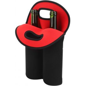 Sac Isotherme Pour Bouteille, Porte-Bouteille Pour 2 Bouteilles De Vin, Sac Portable Pour Bouteille D'eau Pour Vin Et Champagne - Neuf