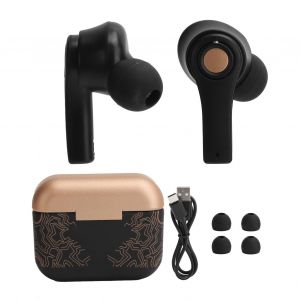 ecouteurs de sport sans fil Bluetooth 5.3 TS-100 TWS avec microphone et etui de chargement - Neuf