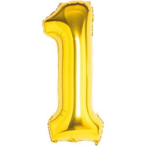 Large 110Cm Mylar Globe - Ideal For Party - Helium - Number 1 - Neuf