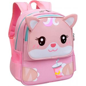 Sac a Dos Maternelle Fille,Cartable Fille Maternelle pour Enfant Léger et Imperméable,Sac école Maternelle Personnalisé Mignon pour tout-petits 3 ans-7ans.[B206] - Neuf