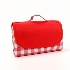 Imperméable Couverture De Pique-Nique, 150x 80 Cm Sandproof Imperméable À L'eau Extra-Large Tapis De Camping Pour Jardin, Parc De Voyage (Rouge) - Neuf