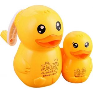 Taille-Crayon Manuel Manivelle Combinaison Mother Duck Et Baby Ducks Taille-Crayon Pour Les Étudiants École,Maison,Bureau,Studio.Yellow - Neuf