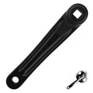 Manivelle De Vélo 170mm Alliage D'aluminium Manivelle Gauche Manivelle À Vitesse Unique Pour Vélo De Montagne De Route - Neuf