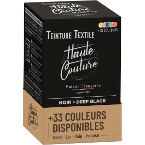 Mevronisshop-Haute Couture - Teinture Textile Noir Intense - 350g Tout-En-Un - Pr&ecirc;t &Agrave; L'emploi Pour V&ecirc;tements Et Tissus - Neuf