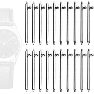 Kal-20 Lot Barres À Ressort À Dégagement Rapide, Barrettes À Ressort, Broches De Rechange Pour Bracelets Montre Pour Réparer Bracelet Montre, Kit De Broches De Bracelet De Montre, 22 Millimètre - Neuf