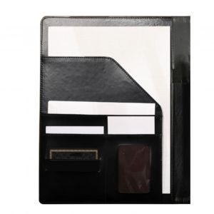 Xyong Organiseur De Dossiers Professionnels En Cuir Pu, Porte-Cartes Pour Documents, Fournitures De Bureau, Noir - Neuf