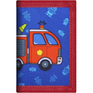 NSIECD-Portefeuille RFID, joli portefeuille de dessin animé avec fermeture éclair pour enfants, Camion pompier, S, Enfant - Neuf