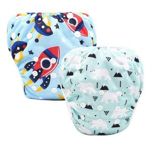 Couches De Natation, Stylish Fits Couches Qualit&eacute; Sup&eacute;rieure Pour Cadeaux De Naissance &Eacute;cologiques Style-Pratique3 - Neuf