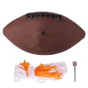 Ballon De Rugby En Cuir Pu Pour Sports De Plein Air, Football Americain, Entrainement, Divertissement, Taille 6 - Neuf