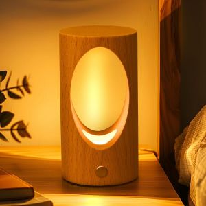 Subzonal-Le Petit Veilleuse B&eacute;b&eacute;,Bois La Grotte Des Arbres Led Lampe De Chevet Usb Charger Veilleuse Enfant 3w R&eacute;gulation D'&eacute;clairage Continu,Lampe De Bureau Pour Chambre Deco Cadeau - Neuf