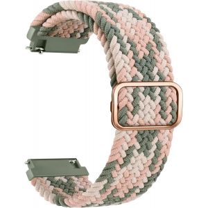 Kal-Bracelet De Montre En Nylon Tissé De 20 Mm, Avec Boucle En Métal Réglable, Fermeture Rapide, Bracelet De Rechange De 20 Mm, Pour Homme Et Femme - Neuf