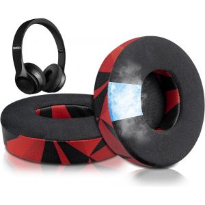 KAL-Gel De Refroidissement Mousse Coussin Coussinets Pour Beats Solo 2 & Solo 3 Sans Fil On-Ear Casque, Coussinets D'Oreille Avec Mousse Isolante Haute Densité Pour Réduire Le Bruit - Neuf