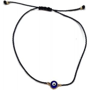 Eryi-By Dalia - Bracelet Fil Rouge - ?il Turc Bleu Tournant Pour Bonne Chance, Ojo Turco, PlastiqueU2026 - Neuf