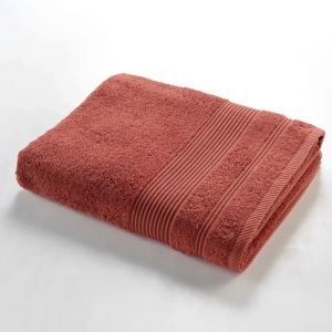 Serviette Ou Drap De Bain 90 X 150 Cm Tendresse Terracotta - Neuf
