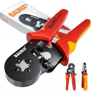 GKWL-Pince &Agrave; Sertir Pout Embouts De C&acirc;ble-[0,25-10Mm&sup2;] Pince &Agrave; Embout Auto-R&eacute;glable-Pince &Agrave; Sertir Les Embout Fil Electrique Souple-Sertisseuse Electrique-Pince Automatique - Neuf