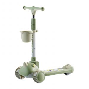 Trottinettes &Agrave; 3 Roues (Vertes) Pour Enfants De 3 &Agrave; 6 Ans, Id&eacute;ales Pour Les Jeux, Les Activit&eacute;s Ou Comme Cadeau, Rose-Pi&egrave;ces - Neuf